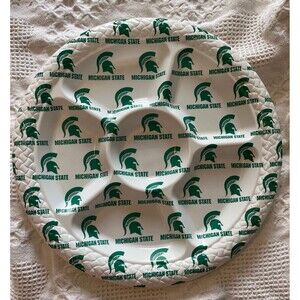 Michigan State University Divided Serving Tray